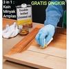 Gambar finishing kayu 3in1 Natural linseed oil Teak oil clear coat varnish - 200 gram dari MESIN & ALAT BERAT Kota Bekasi 1 Tokopedia