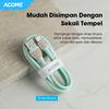 Gambar ACOME Kabel Data/Charger Type-C 100cm Fast Charging 3A - ASC010 - Type-C 1m dari Acome Indonesia Jakarta Utara 5 Tokopedia