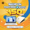 Gambar Laptop HP 14s-dk1506AU/dk1509AU ATHLON 3150 4GB 512GB SSD Win10+OHS - Silver dari Sinarmulia Sukses Makmur Jakarta Barat 2 Tokopedia