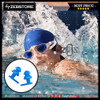 Gambar Penutup Penyumbat Telinga Earplug Renang Swimming Waterproof Silicone - BLUE dari Zeb Hobbies Store Kota Bandung 1 Tokopedia