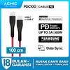 Gambar ACMIC PDC100 Power Delivery (PD) 100cm Cable USB Type C to USB Type C - Merah dari ACMIC Official Store Jakarta Barat 1 Tokopedia