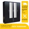 Gambar Furnihomes Lemari Pakaian 4 Pintu " BELATRIX " - FULL PUTIH dari FURNIHOMES Kota Tangerang 2 Tokopedia