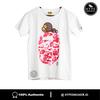 Gambar BAPE A Bathing Ape Head Pink x Milo Sleep White Tshirt 100% ORIGINAL dari HYPESNEAKER.ID Kota Salatiga 1 Tokopedia