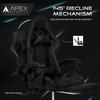 Gambar Apex Warrior Stark One Premium Gaming Chair Kursi Gaming w/ Footrest - All Black dari Apex Warrior Jakarta Timur 3 Tokopedia