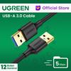 Gambar UGREEN USB 3.0 A Male to Male Cable - US128 - 0.5 Meter dari UGREEN Authorized Store Jakarta Utara 1 Tokopedia