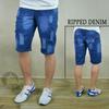 Gambar TERBARU 2022 BISA COD | Celana Jeans Pendek Pria Sobek Dewasa Denim Mo dari SENTILING Kab. Pekalongan 3 Tokopedia