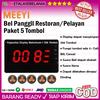 Gambar Bell Panggil Pelayan Restaurant Calling System 1 Display 5 Call Button dari EtalaseBelanja Jakarta Pusat 1 Tokopedia