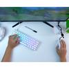 Gambar Fantech Maxfit61 MK857 60% Mechanical Macro Gaming Keyboard RGB Light - White, Red Switch dari Click & Go Kota Bandung 2 Tokopedia