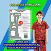 Gambar Pola Jiplak Setelan Piyama Anak 2 ~ 12 Tahun dari Jamblang Store Kab. Pekalongan 4 Tokopedia