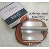 Gambar Burger Press Penekan patty burger Penekan Lapis Legit Stainless Steal dari Shopnitz Jakarta Barat 2 Tokopedia