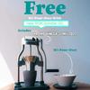 Gambar ROK Coffee Grinder GC new - seri terbaru - alat penggiling kopi manual dari ROK W1 Dripper Jakarta Pusat 1 Tokopedia