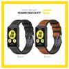 Gambar MIJOBS Leather Wrist Strap Tali Jam Kulit for Huawei Watch Fit - BROWN dari G-Rex Jakarta Barat 2 Tokopedia
