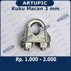 Gambar Kuku Macan 3 mm Klem Seling Wire Clip Tali Kawat Baja Kabel Sling dari ArtupicPeralatanPeternak Kota Tangerang Selatan 1 Tokopedia