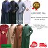 Gambar JUBAH GAMIS PRIA DEWASA AL-HARBI BAHAN ADEM - Putih, M dari Gudang Garment Bandung Kab. Bandung 1 Tokopedia