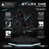 Gambar Apex Warrior Stark One Premium Gaming Chair Kursi Gaming w/ Footrest - All Black dari Apex Warrior Jakarta Timur 1 Tokopedia