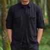 Jual Kemeja Basic Vuxor Adventure Series Black - XL - Kota Bandung