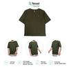 Gambar Torch Kaos Lengan Pendek - Shirt Short Sleeve Top TENCEL™ Yunjae - Hijau,M dari TORCH Jakarta Selatan 2 Tokopedia