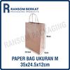Gambar Tas Kertas Paper Bag Shopping Bag Cokelat Ukuran XS, S, M, L (TMP) dari Plast RSM Kab. Tangerang 4 Tokopedia
