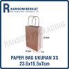 Gambar Tas Kertas Paper Bag Shopping Bag Cokelat Ukuran XS, S, M, L (TMP) dari Plast RSM Kab. Tangerang 2 Tokopedia