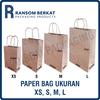 Gambar Tas Kertas Paper Bag Shopping Bag Cokelat Ukuran XS, S, M, L (TMP) dari Plast RSM Kab. Tangerang 1 Tokopedia