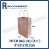 Gambar Tas Kertas Paper Bag Shopping Bag Cokelat Ukuran XS, S, M, L (TMP) dari Plast RSM Kab. Tangerang 3 Tokopedia