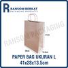 Gambar Tas Kertas Paper Bag Shopping Bag Cokelat Ukuran XS, S, M, L (TMP) dari Plast RSM Kab. Tangerang 5 Tokopedia