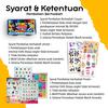 Gambar BUKU ANAK TK PAUD: KAMUS BERGAMBAR 3 BAHASA FULL COLOR dari cerdas media Kota Depok 2 Tokopedia