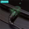 Gambar USAMS U26 KABEL DATA TYPE C FAST CHARGING & LED INDIKATOR - Hitam dari USAMS ID Official Kota Tangerang 2 Tokopedia