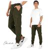 Gambar Okechuku DAVE Celana Cargo Panjang Cargo Pants Cargo Jogger Cargo Pria - Hijau, M fit to L dari Okechuku 1 Tokopedia
