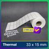 Gambar LABEL BARCODE XPrinter XP-360B Uk. 33 X 15 (2 LINE) THERMAL 33X15 MM dari Barcode Official Store Jakarta Pusat 1 Tokopedia
