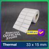 Gambar LABEL BARCODE XPrinter XP-360B Uk. 33 X 15 (2 LINE) THERMAL 33X15 MM dari Barcode Official Store Jakarta Pusat 3 Tokopedia