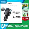 Gambar ACMIC CC02 Dual USB 2.4A Car Charger Fast Charging 24 Watt - Hitam dari ACMIC Official Store 1 Tokopedia