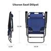 Gambar KURSI LIPAT SANTAI CAMPING OUTDOOR TRAVELING PORTABLE DUDUK TIDUR - Hijau dari DO OFFICIAL STORE Kota Bekasi 3 Tokopedia