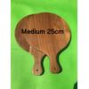 Gambar Talenan Kayu Bulat Pizza 25cm Talenan Kayu Jati dari kulodereng Kota Batu 1 Tokopedia