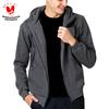 Gambar VM Jaket Zipper Polos Hoodie Full Sleting Abu tua - NavyBlue, M dari VM VanMarvell Jakarta Utara 2 Tokopedia