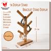 Gambar Display gelang aksesoris gantungan kunci dll Wooden bracelet display dari Sangkayu Kota Banjar 1 Tokopedia