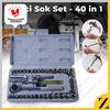 Gambar Kunci Sok Shock 40 Pcs AIWA Multipurpose Combination Socket Wrench Set dari Zen Car Parts Jakarta Barat 1 Tokopedia