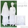 Gambar Gamis Anak All White Saleha Series by Mamanda - XS dari kedai berkah Kota Surabaya 1 Tokopedia