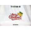 Gambar GR-TI-0166 Cake Topper Tulisan Natal Merry Christmas new year Lonceng - TI-0166-B MERAH dari Yamama Baking Jakarta Timur 4 Tokopedia