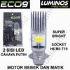 Gambar Lampu Motor LED Luminos SUPRA X 125 FI Bohlam ECO9 H6 M5 T19 Putih dari Bohlam HID 1 Tokopedia