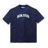 Gambar Kaos Tenue de Attire - Varsity Bonjour Navy Tee dari TenuedeAttire Jakarta Utara 1 Tokopedia