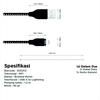 Gambar Aukey Cable 2M LightningBraided MFI Apple black - 500212 dari AUKEY Jakarta Barat 5 Tokopedia