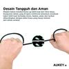 Gambar Aukey Cable 2M LightningBraided MFI Apple black - 500212 dari AUKEY Jakarta Barat 2 Tokopedia
