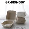 Gambar GR-BRG-0001 Korean bento cake sugarcane bagasse lunch burger box 6" - BRG-0001-B CKLT dari Yamama Baking Jakarta Timur 2 Tokopedia