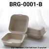 Gambar GR-BRG-0001 Korean bento cake sugarcane bagasse lunch burger box 6" - BRG-0001-B CKLT dari Yamama Baking Jakarta Timur 1 Tokopedia