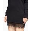 Gambar CALVIN KLEIN - Mini Dress - Lace Hem Sweatshirt Dress - Hitam, XS dari Calvin Klein Kab. Bogor 1 Tokopedia