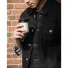 Gambar LIVEHAF - Waze Denim Jacket Black - L dari Livehaf Official Kab. Tangerang 4 Tokopedia