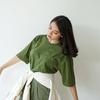 Gambar Sipolos Kaos Oversize Pocket Lengan Pendek Cotton Combed 20S - OZ-OLIVE, M dari Sipolos Official Shop Kota Bandung 3 Tokopedia
