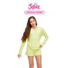 Gambar Justice Girls Snuggly Soft Lace Up Hoodie Vivid Green - 14/16 dari Justice Official Store Kab. Bogor 1 Tokopedia