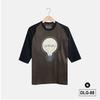 Gambar Madia Kaos Distro Pria Raglan 3/4 motif BE THE LIGHT 24s - DLG88 - Cokelat, M dari Madia Store Kota Bandung 1 Tokopedia